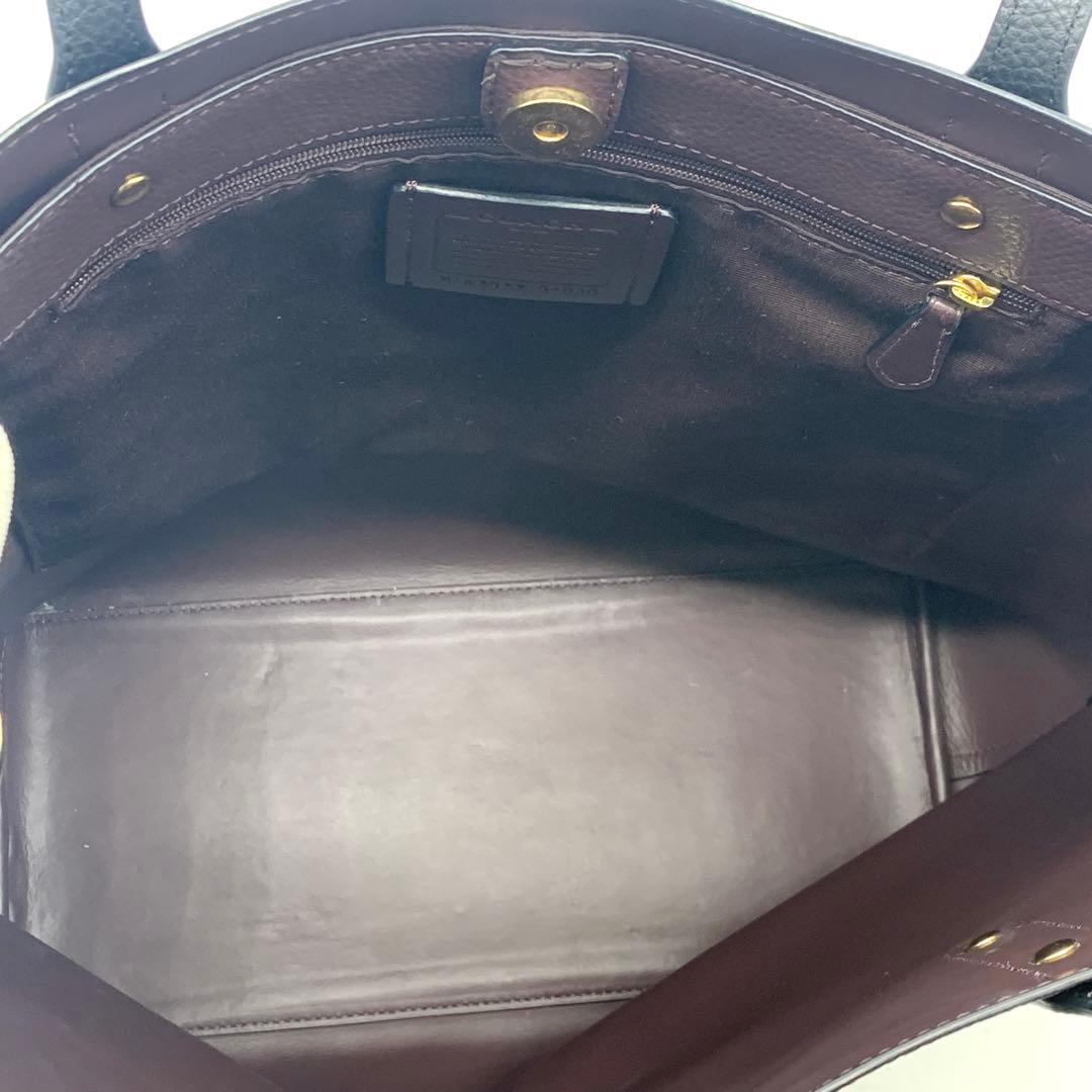 希少　COACH 　トートバッグ　2way　ショルダー　A4サイズ　ゴールド金具