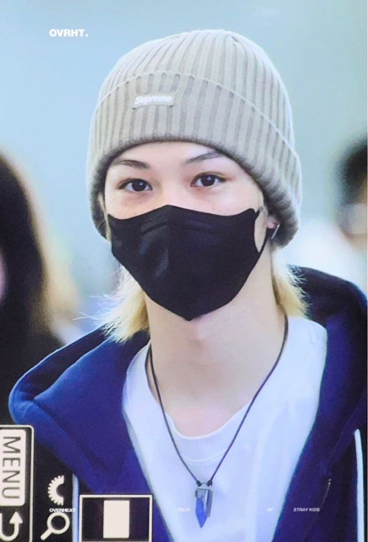 フィリックス着用Overdyed Beanie Natural ベージュ