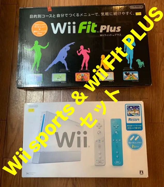 Wii sports & wii FIt PLUS フルセット