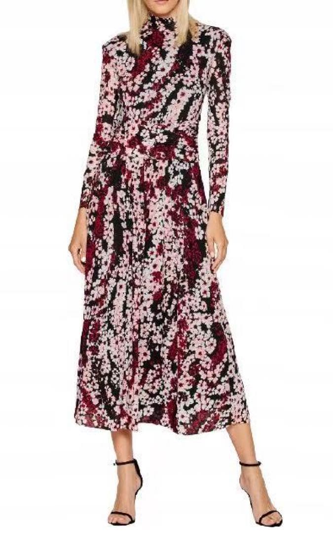 MAX&Co. フラワープリント マキシドレス M