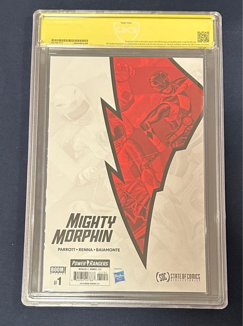 ジェイソン・デビッド・フランク氏 直筆サイン パワーレンジャー　#1 アメコミ