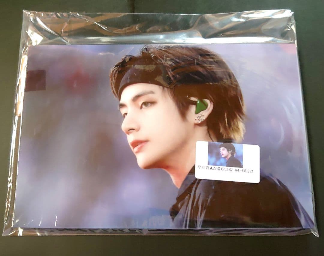 BTS 防弾少年団 TAEHYUNG V フォトフレーム A4 額縁 テヒョン
