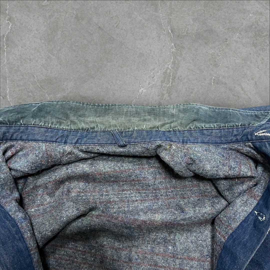 70s ラングラー ブランケット カバーオール ボロ 襤褸 ビンテージ