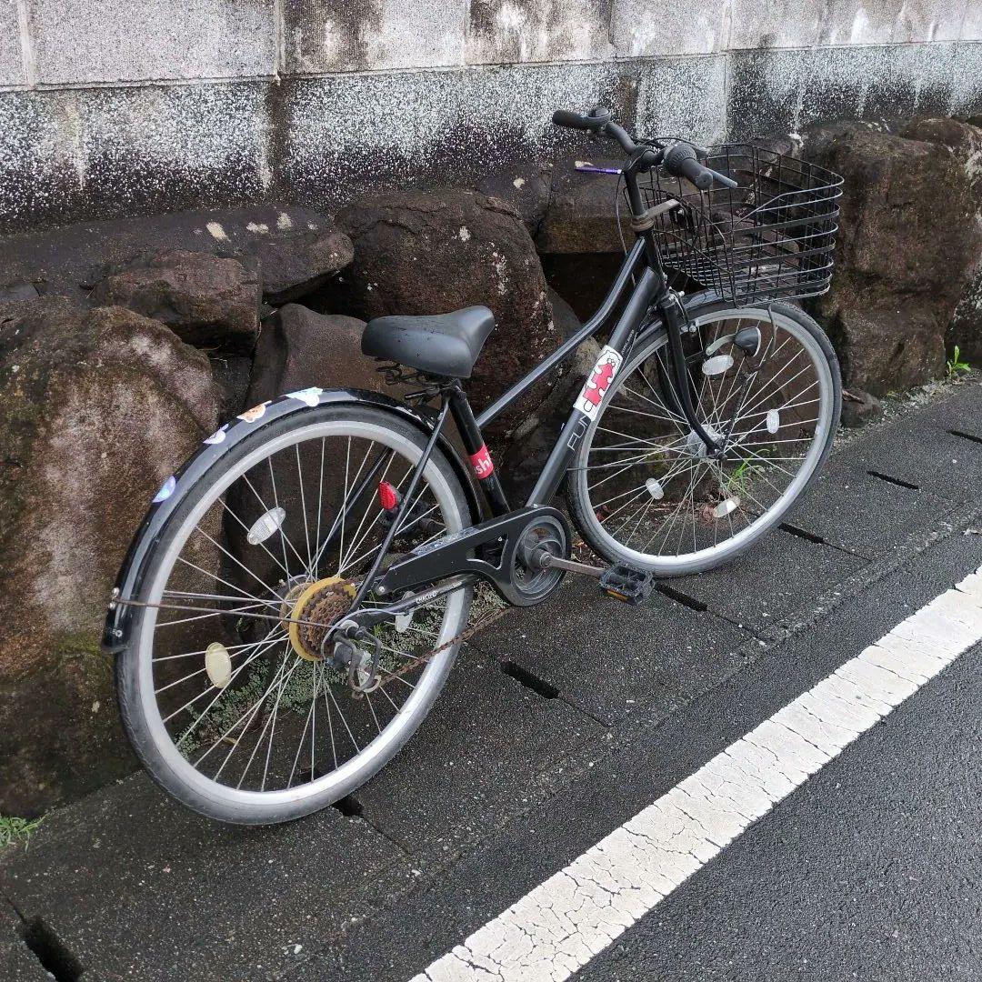 27インチ自転車(黒)熊本です