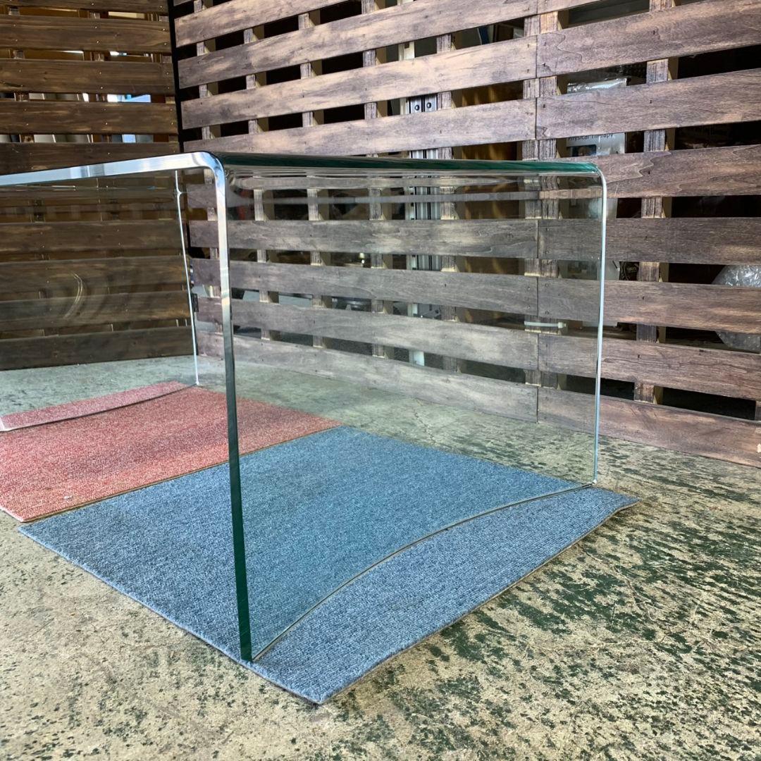 J171 直接引取限定 ガラス ローテーブル 座卓 厚み10mm 強化ガラス