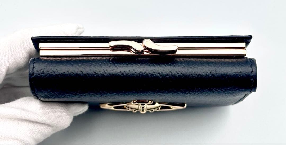 【最新✦新品】Vivienne Westwood 三つ折り財布 ブラック/黒