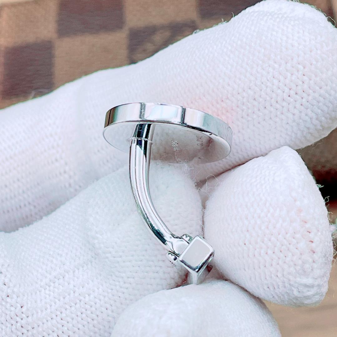 ◇ルイヴィトン◇M64482 ブトンドゥマンシェット フルール カフス 925