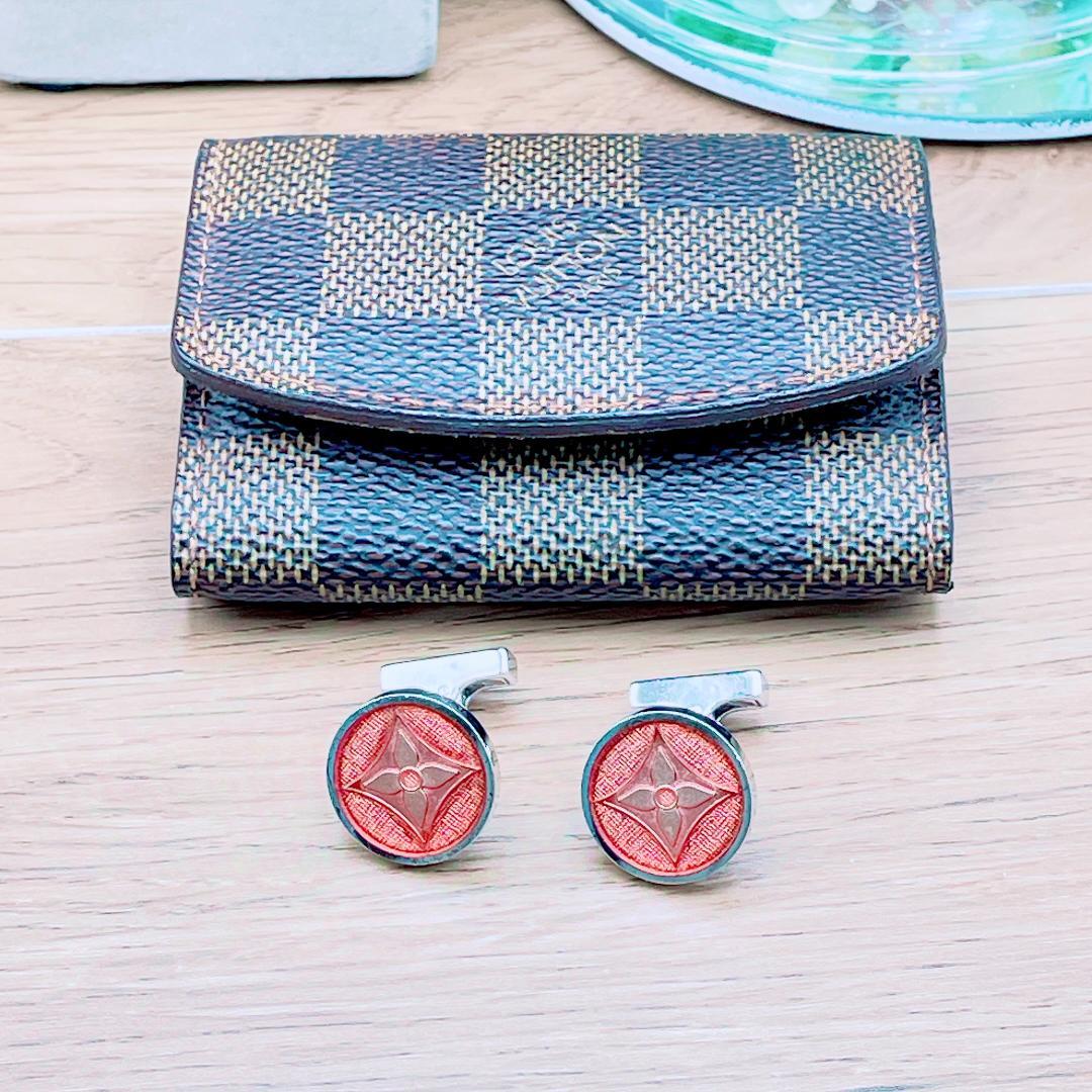 ◇ルイヴィトン◇M64482 ブトンドゥマンシェット フルール カフス 925