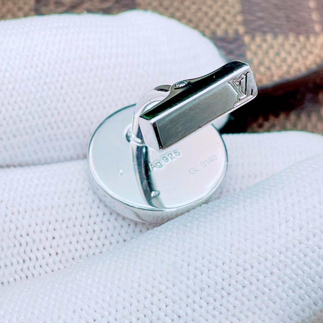 ◇ルイヴィトン◇M64482 ブトンドゥマンシェット フルール カフス 925