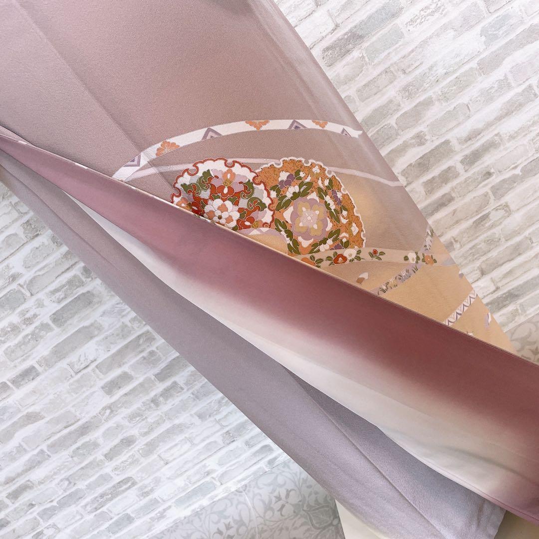 訪問着　フルセット　短冊　金彩加工　入学式　卒業式　着物　I5