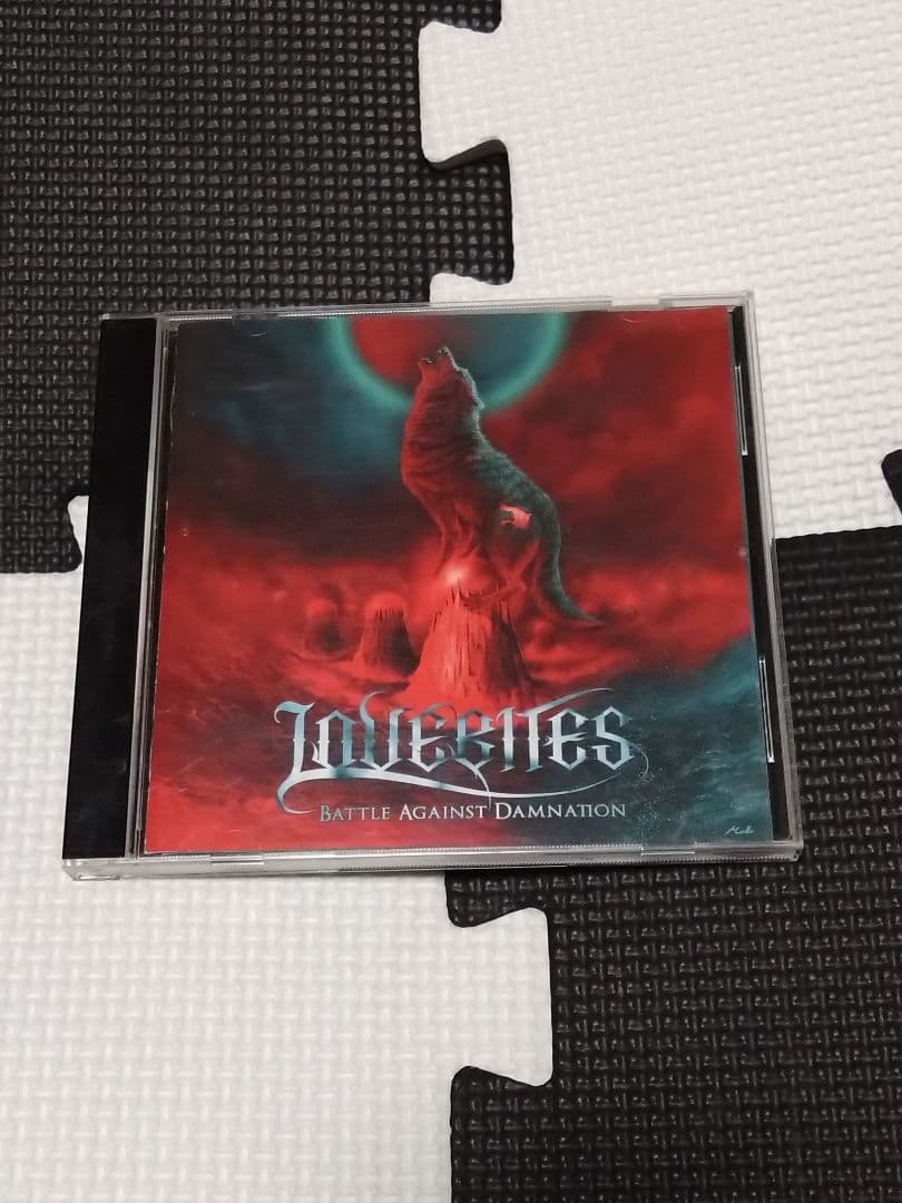 LOVEBITES直筆サイン入りBATTLE AGAINST DAMNATION