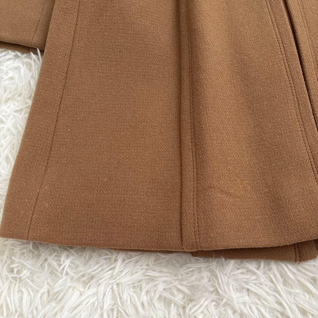 バーバリーブルーレーベル　コート　ベルト　ロゴボタン　ベージュ　三陽商会