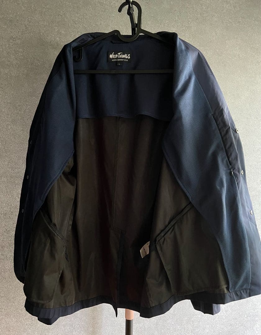 超美品ワイルドシングスセットアップスーツ2点セット　ネイビーウエストゴム