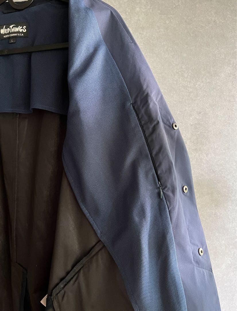 超美品ワイルドシングスセットアップスーツ2点セット　ネイビーウエストゴム