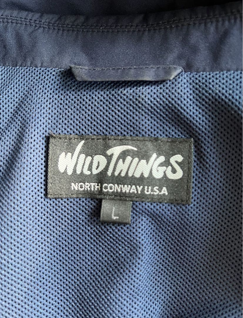 超美品ワイルドシングスセットアップスーツ2点セット　ネイビーウエストゴム