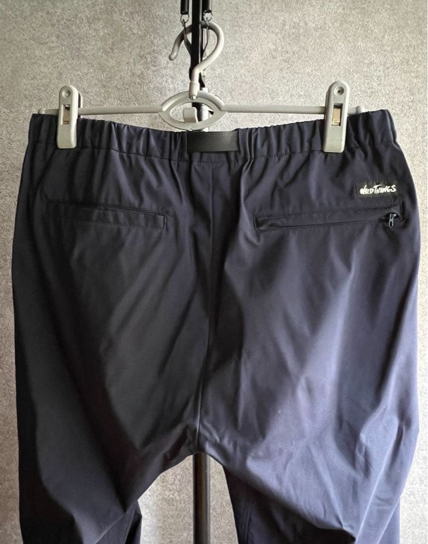 超美品ワイルドシングスセットアップスーツ2点セット　ネイビーウエストゴム