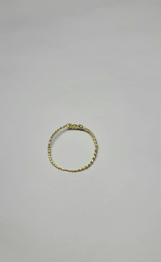 ミラノお星さま★バターリャパライバトルマリン&ピンクダイヤモンド18金★