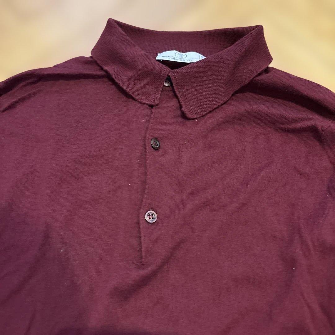 トップス John Smedley Long Sleeve Burgandy L
