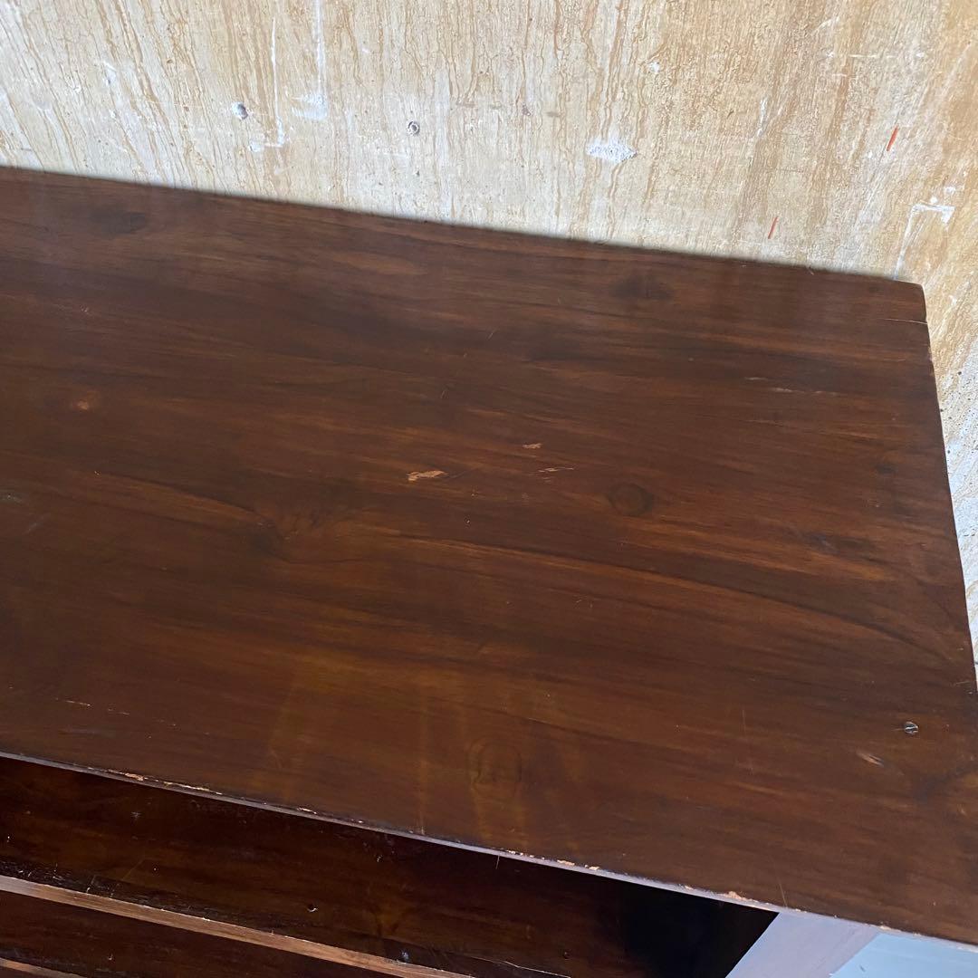 オープンシェルフ　オープンラック　木製　ヴィンテージ アジアン家具