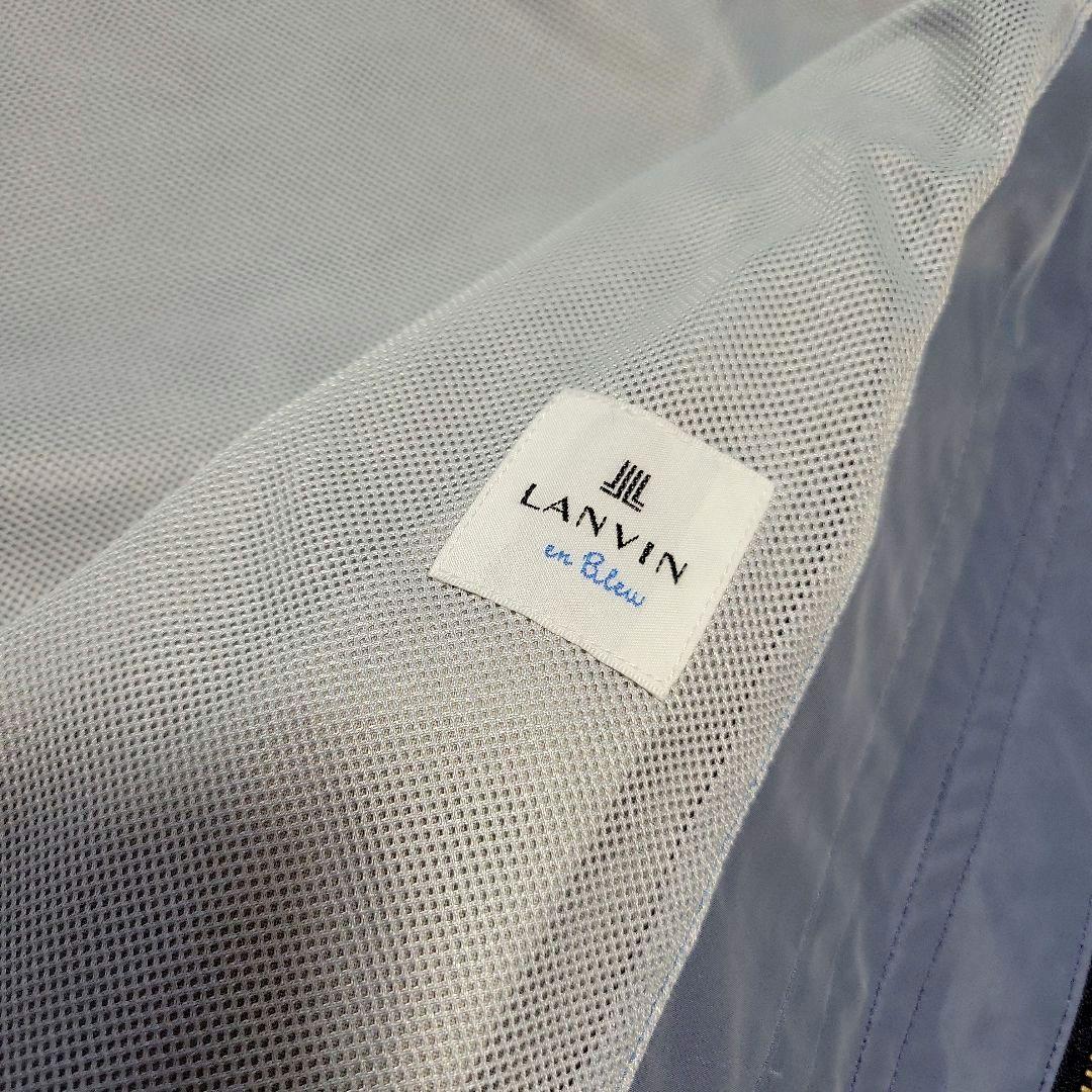 【LANVIN en Blue 】ナイロンツイル マウンテンパーカー