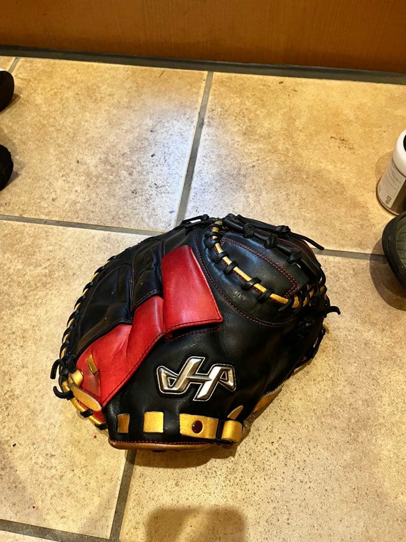 キャッチャーミット　ハタケマ(軟式)