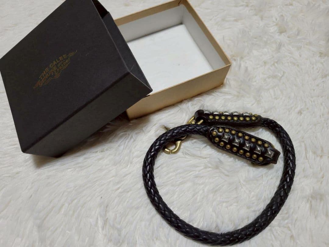 廃盤✨CALEE ウォレットチェーン 箱付き 本革