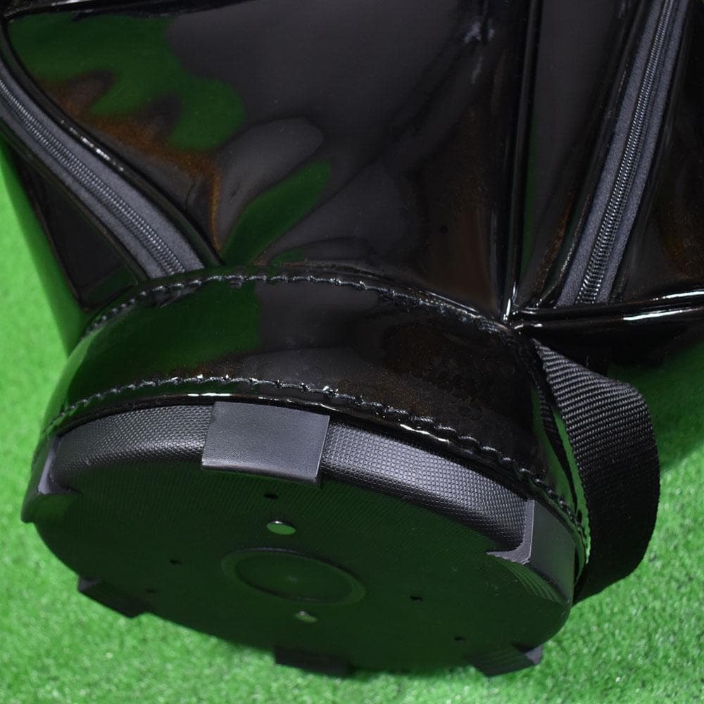 ニューバランス/ゴルフ エナメル キャディバッグ８.５型【ブラック】新品！