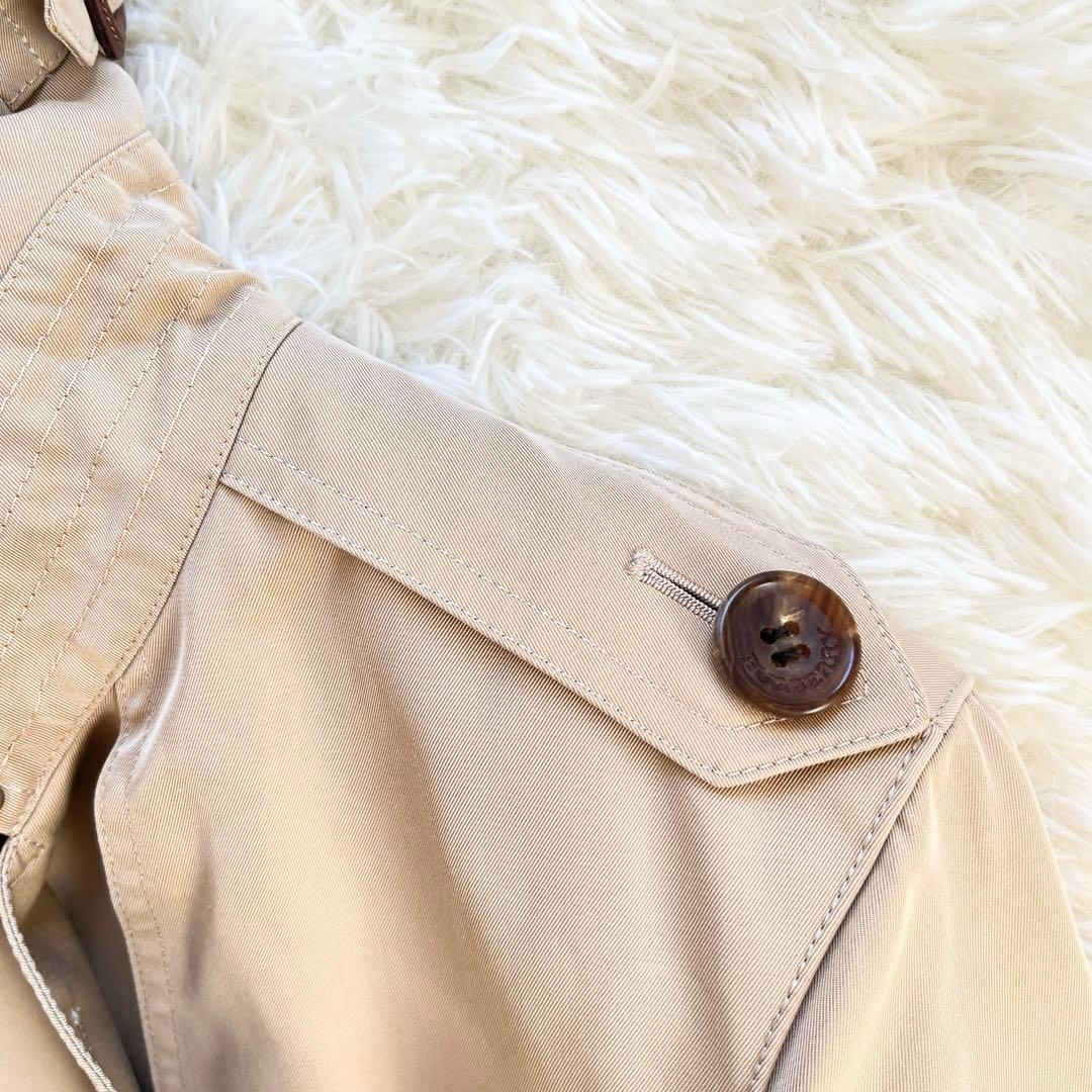 バーバリー　トレンチコート　ベージュ　ノバチェック　ベルト