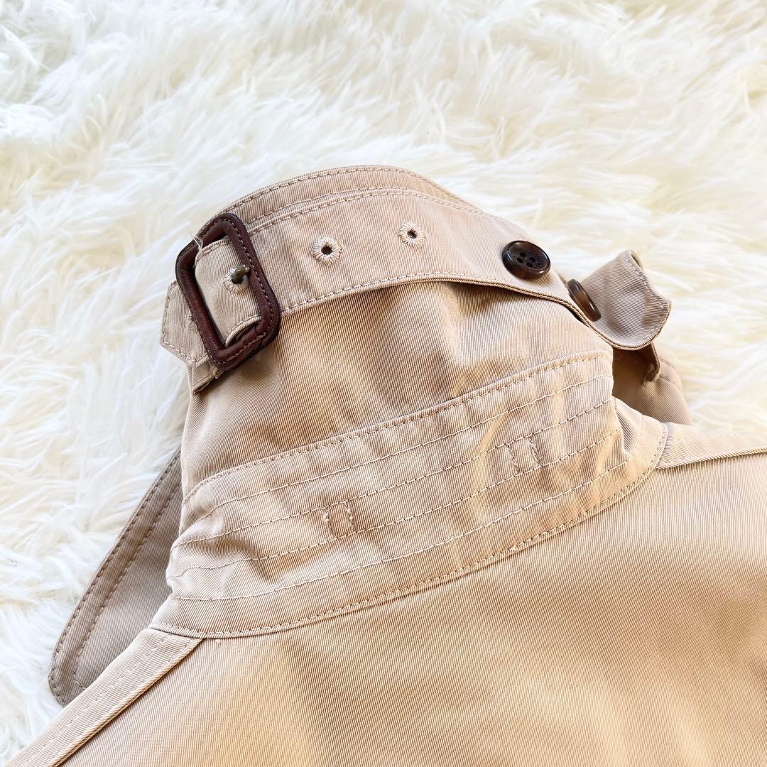 バーバリー　トレンチコート　ベージュ　ノバチェック　ベルト