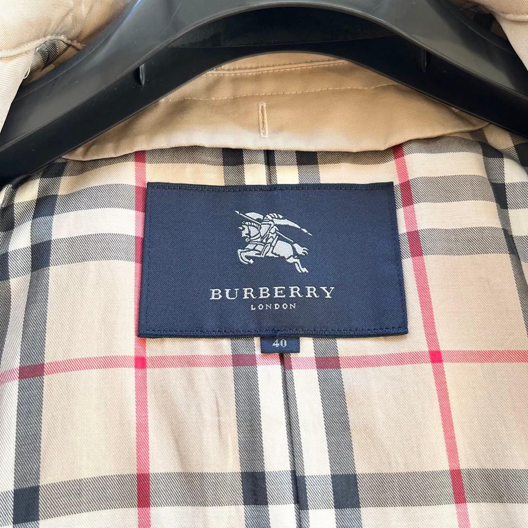 バーバリー　トレンチコート　ベージュ　ノバチェック　ベルト