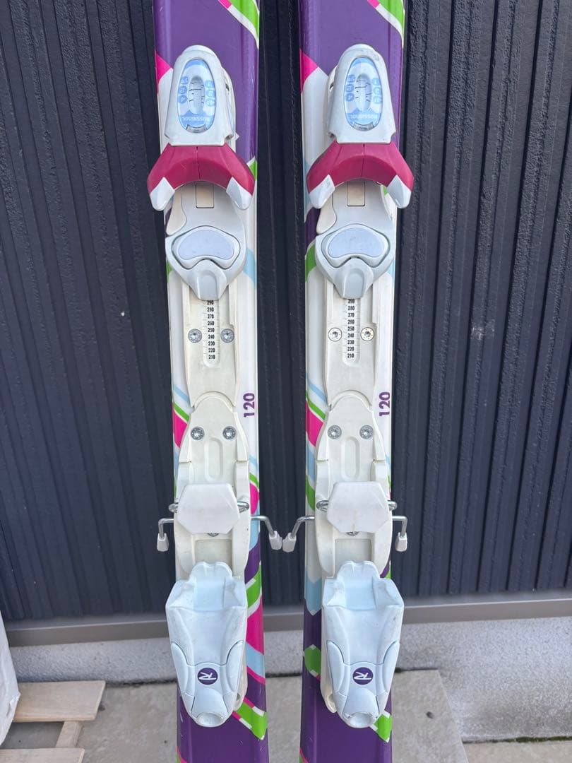 Rossignol ジュニア スキー板 120cm おまけポール85cm