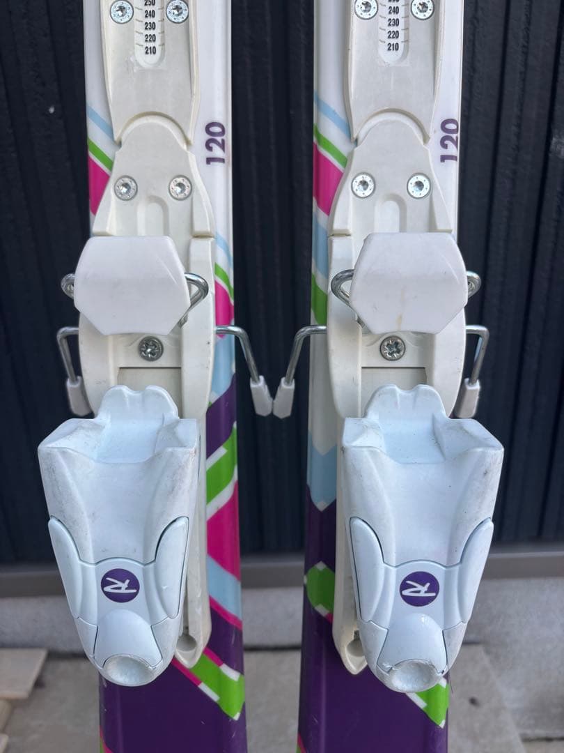Rossignol ジュニア スキー板 120cm おまけポール85cm