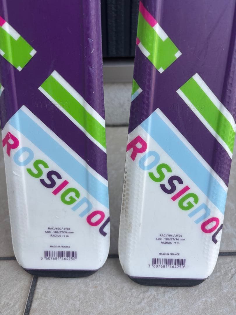 Rossignol ジュニア スキー板 120cm おまけポール85cm