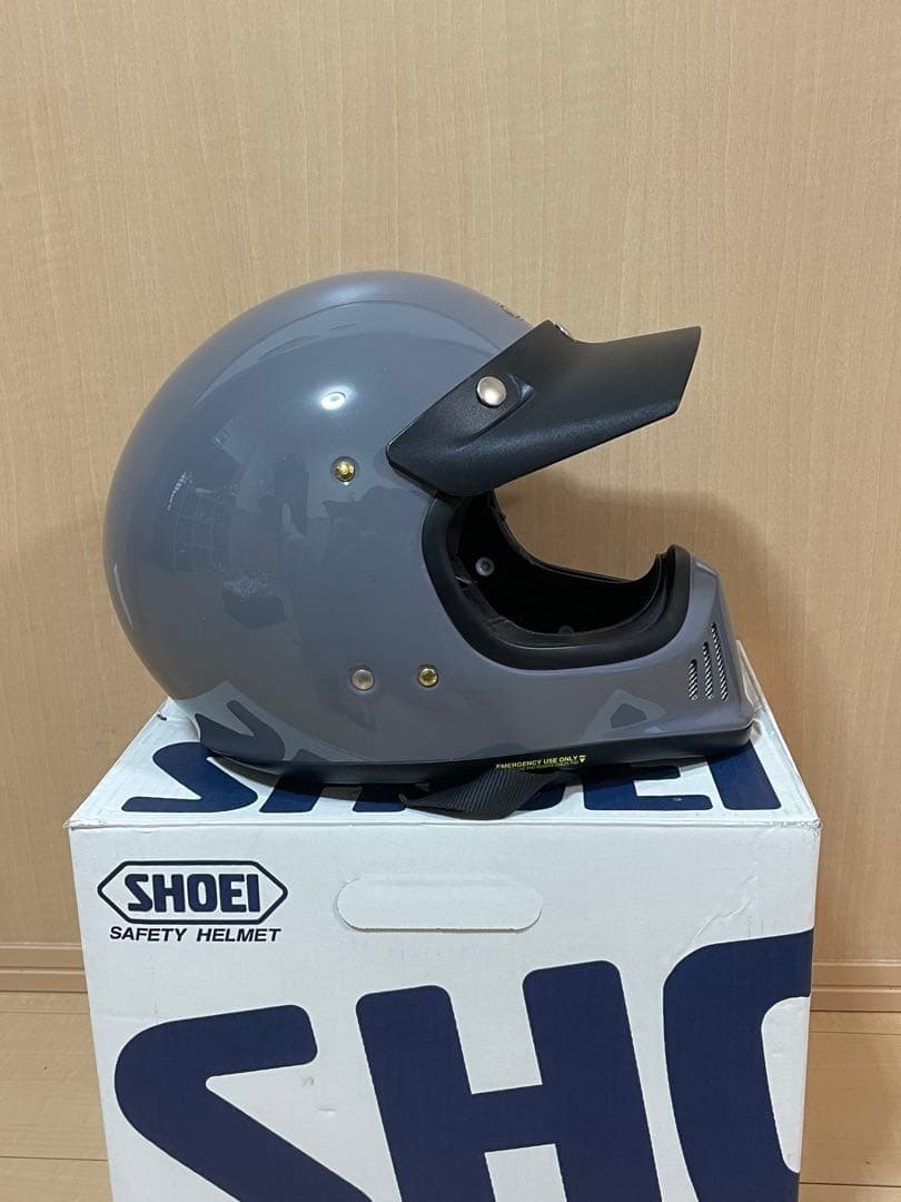 SHOEI EX-ZERO バサルトグレー　ヘルメット M バイザー付き