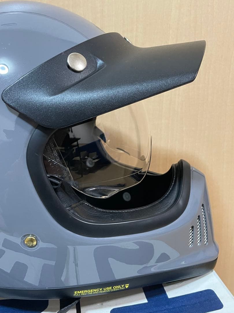 SHOEI EX-ZERO バサルトグレー　ヘルメット M バイザー付き