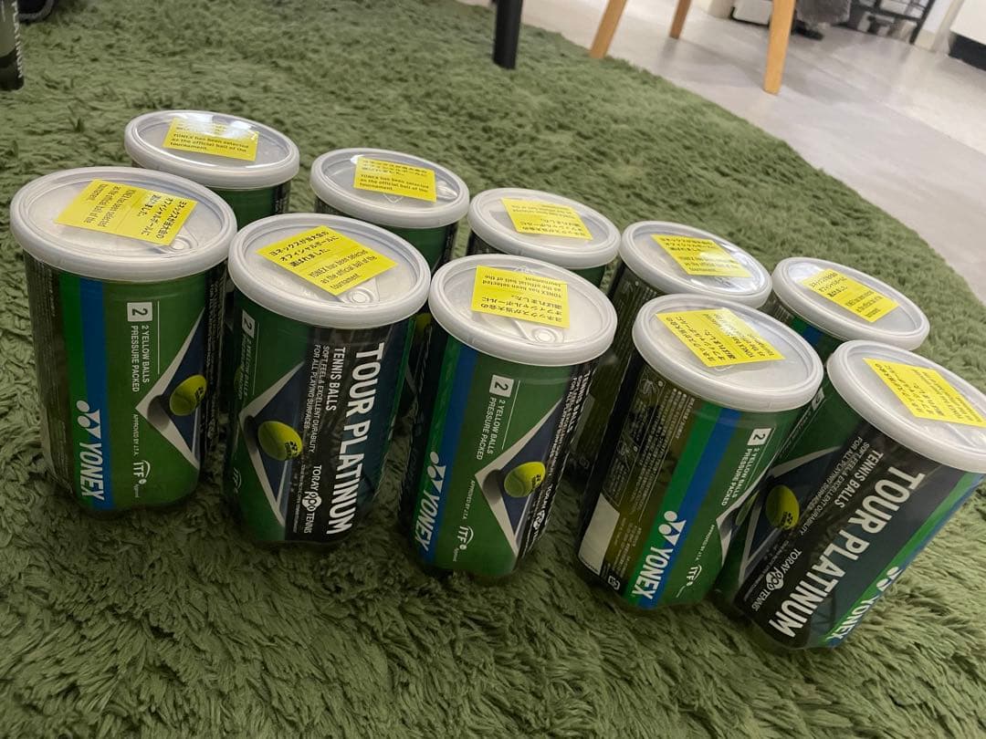 【新品未使用/限定品】YONEXテニスボール 10缶(20球)