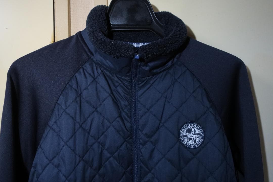 フィドラ ゴルフウェア レディース フロントジップ ハイブリッドジャケット