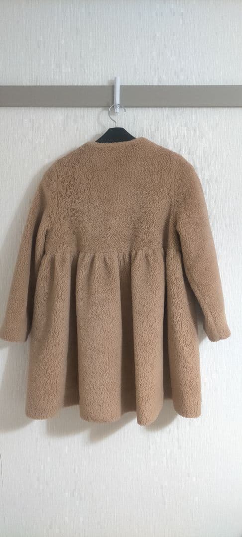 2023AW●美品●ヨリ yori もふボアコートキャメル 36