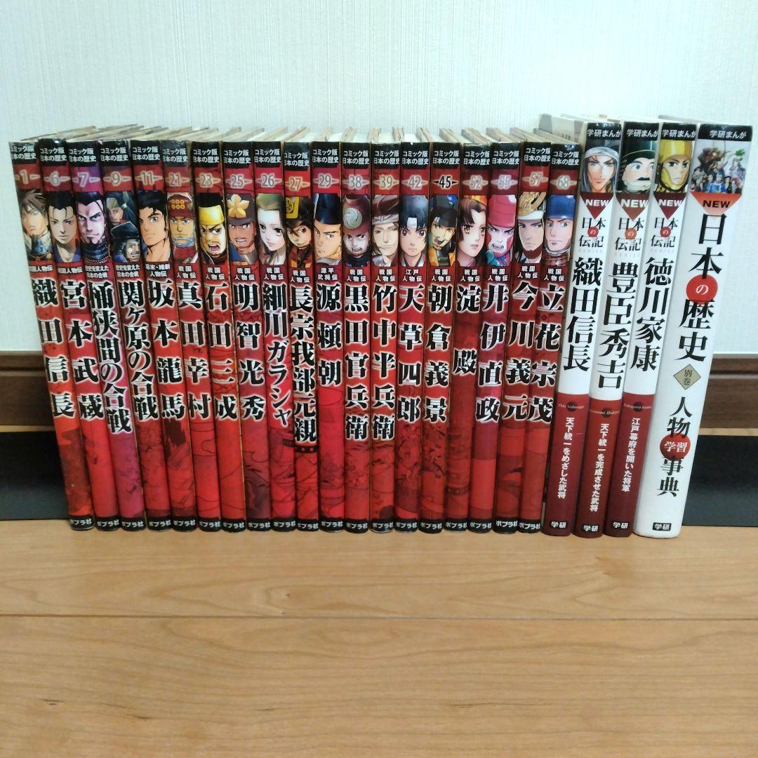 ポプラ社　日本の歴史　学研まんが　ＮＥＷ日本の伝記