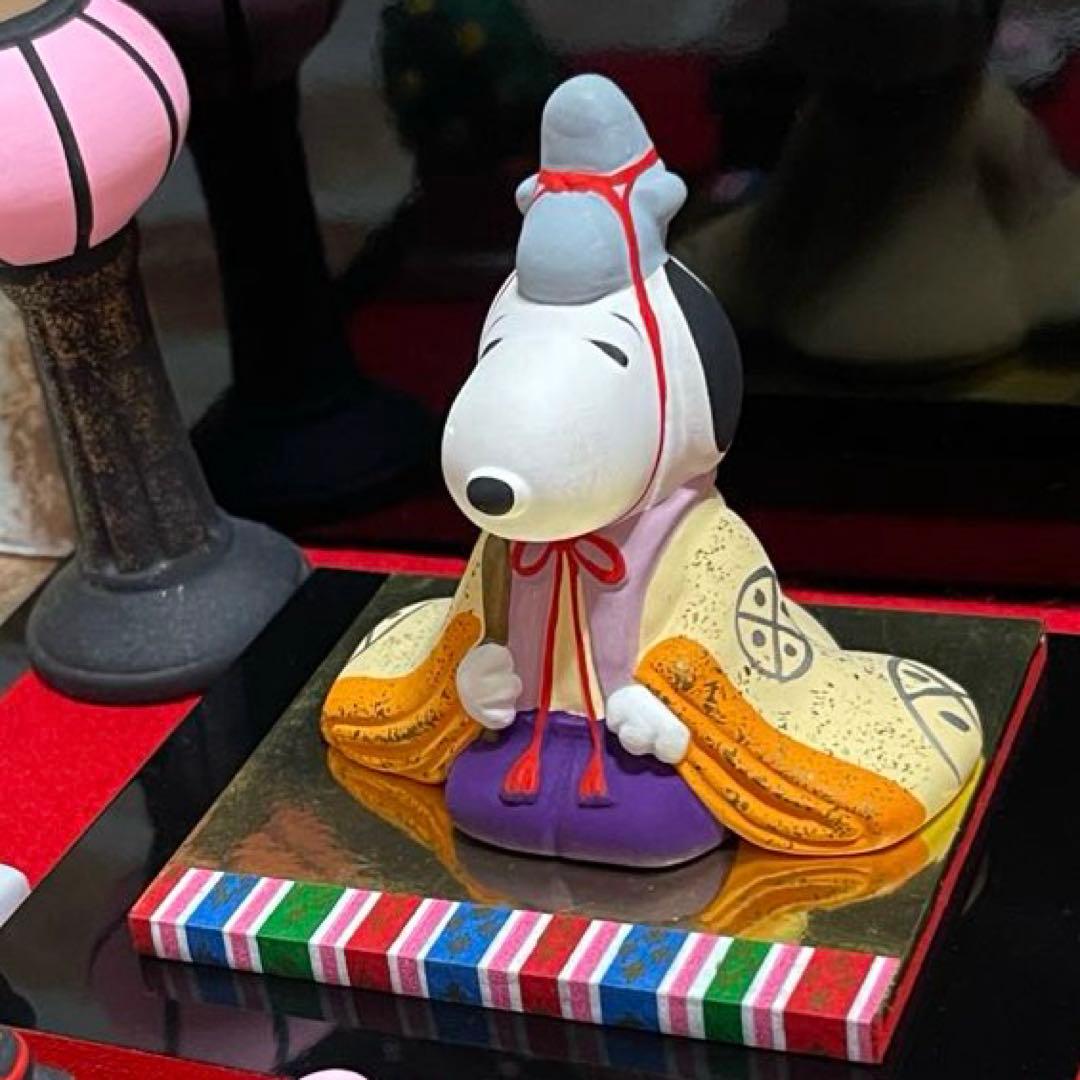 SNOOPY ひな祭り 陶器製　雛人形　吉徳大光