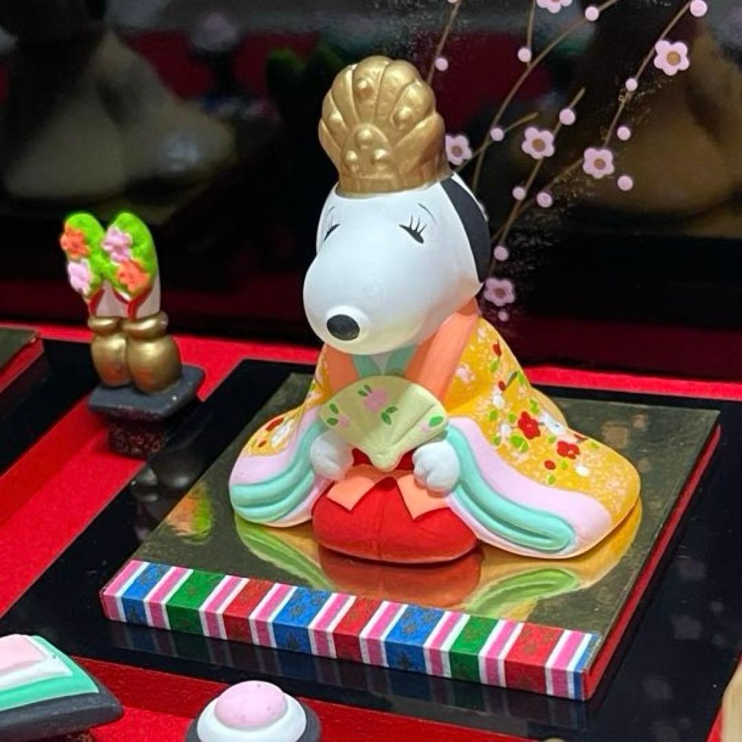 SNOOPY ひな祭り 陶器製　雛人形　吉徳大光