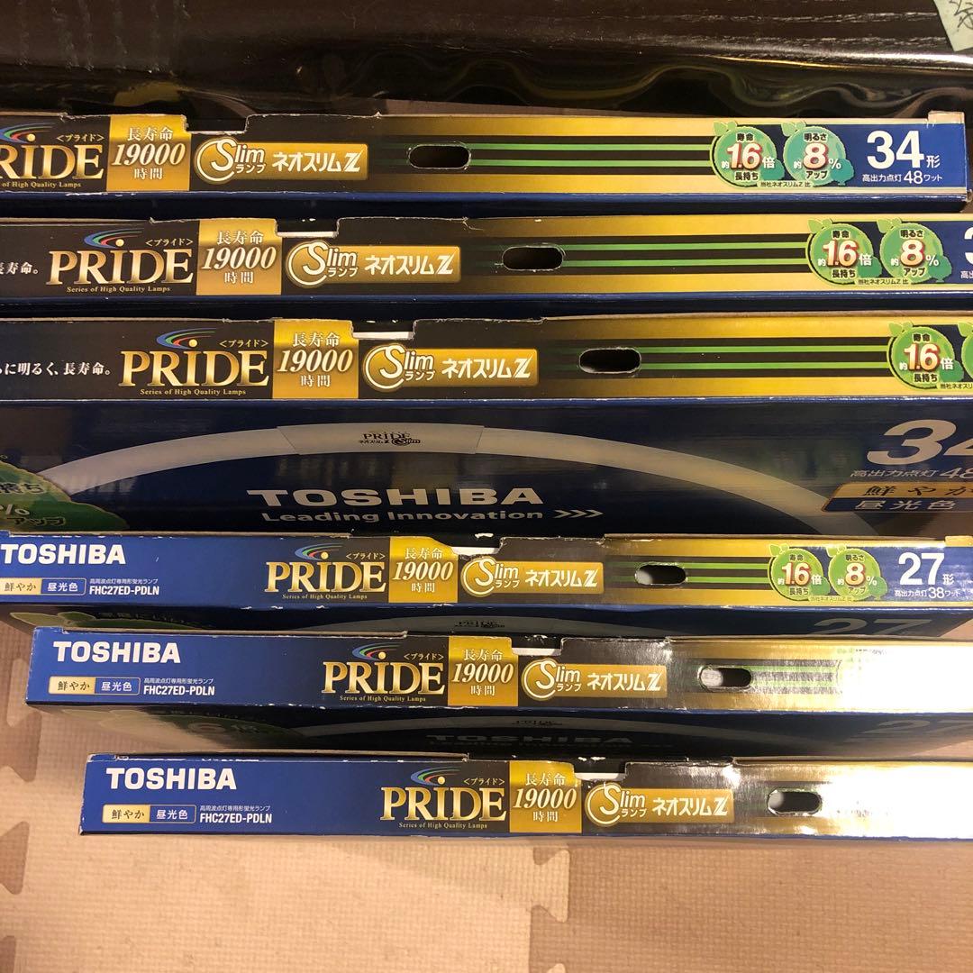 TOSHIBA PRIDE Slim 蛍光灯 34形27形　計6台