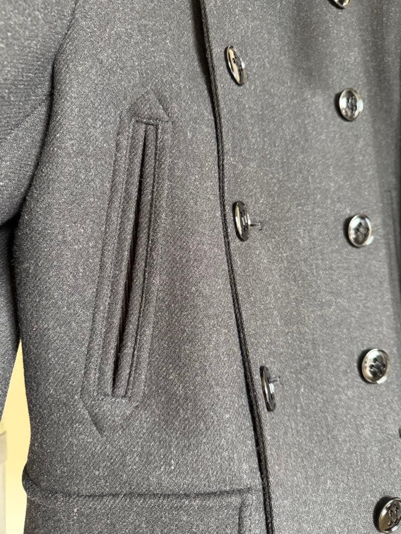 イヴサンローラン　ピーコート　ウール　サイズ46
