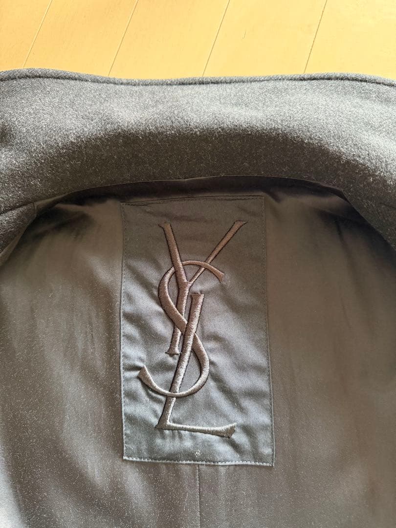 イヴサンローラン　ピーコート　ウール　サイズ46