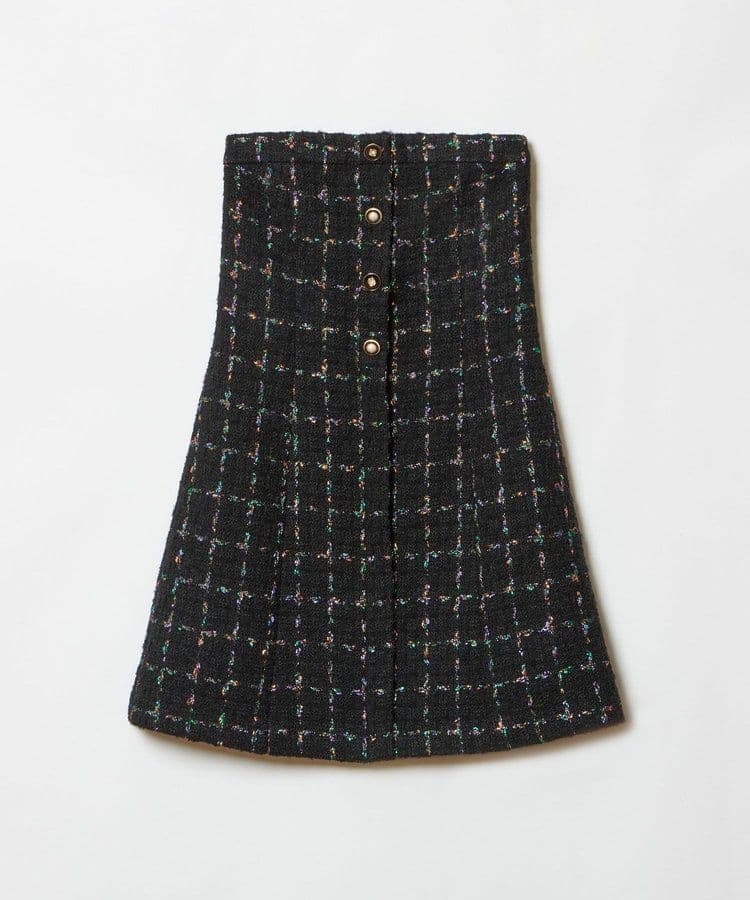 24AW CAMPOREラメツイードベアワンピース