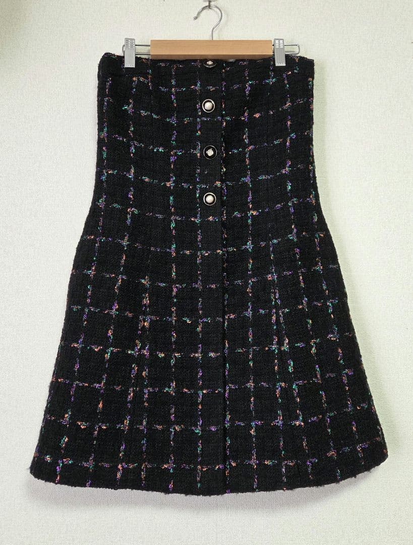 24AW CAMPOREラメツイードベアワンピース