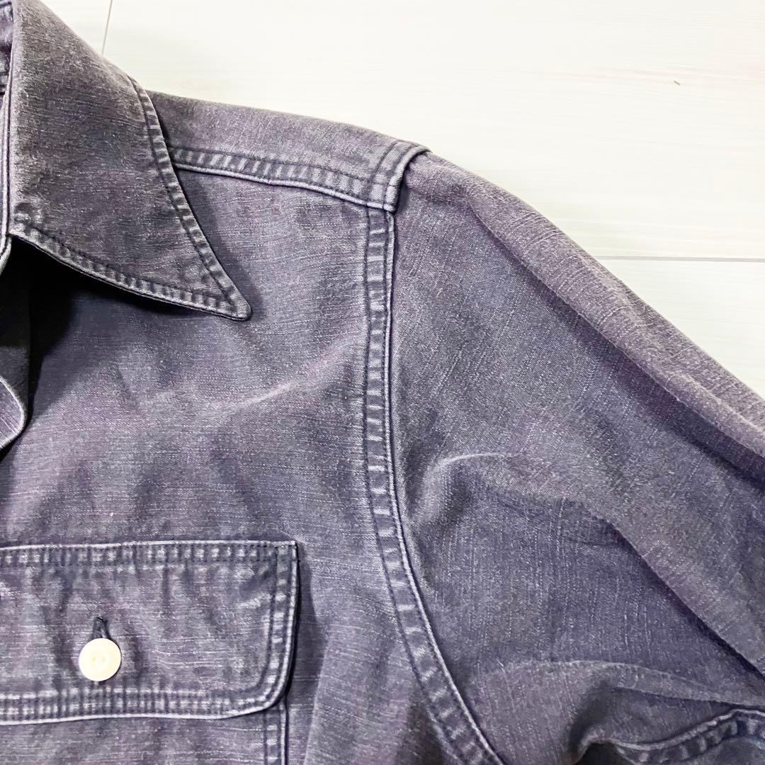 美品✨ マディソンブルー 長袖 コットンシャツ B刺繍