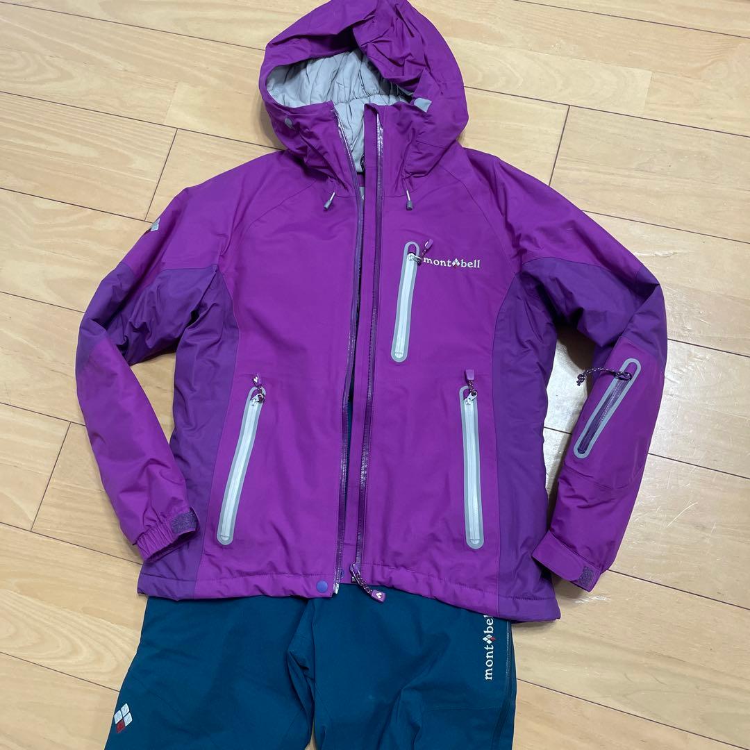 スキーウェア上下セット(モンベル)クリーニング済