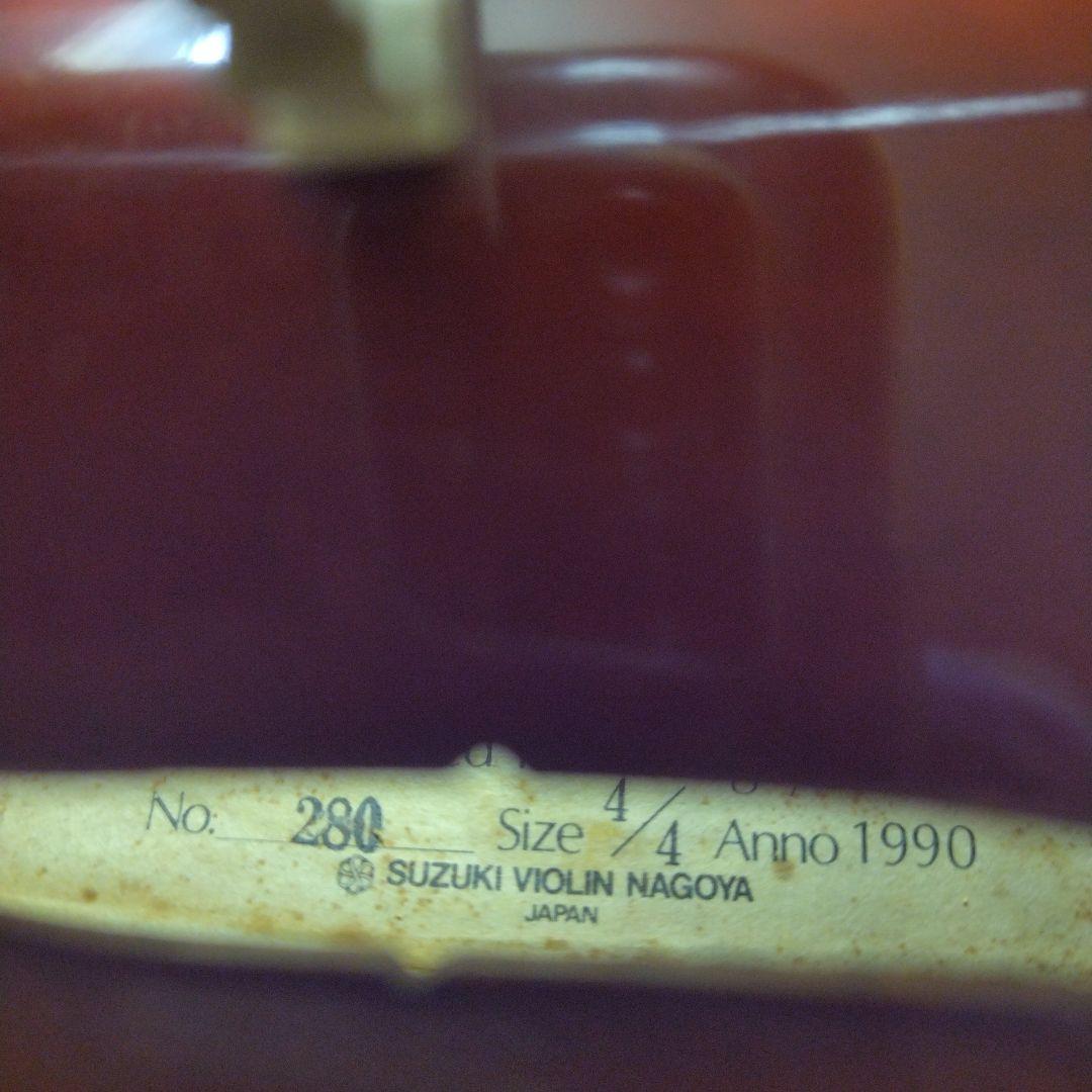 ♥即、使用可♥大特価♥スズキバイオリン4/4NO.280♥弓ケース松脂肩当て付き