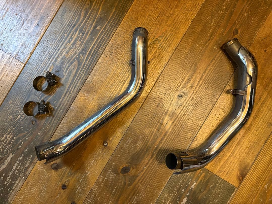 スポーツスター　エキパイ　独立　ショベル　パン　ナックル　アイアン